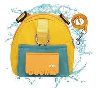 Gomice Zaino per Cani da Indossare - Confezioni per Cani per l'escursionismo - Borsa da Scuola per Cuccioli con Doppio Anello a D e Design del Sacco della Spazzatura Nascosto per Massimo Comfort