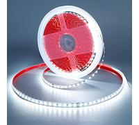 GOMING 10M 24V Striscia LED Bianco Freddo 6000K Flessibile Alta Densità 1200 LEDs Alta Luminosità 7200Lm Non Impermeabile IP20 Nastri LED per Decorazione Interna(Senza Alimentazione)