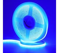 GOMING 12V 5mm Larghezza Blu COB Striscia LED 5M Alta Densità 400LEDs/M