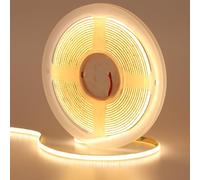 GOMING 12V 5mm Larghezza COB Striscia LED Bianco Caldo 3000K 5M CRI 93+