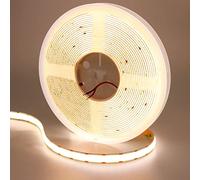 GOMING 24V 10M Doppia Fila COB Striscia LED Bianco Naturale 4000K CRI 93+ Alta Densità 600LED/M Alta Luminosità 20000lm Non Impermeabile IP20 Luci LED per Decorazione Della Casa(Senza Alimentazione)