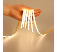 GOMING 24V 10M WS2811 IC Striscia LED COB Bianco Caldo 3000K Effetti Acqua Corrente 360LED/M CRI 93+ IP20 Non Impermeabile LED Light per la Decorazione Domestica (Senza Adattatore e Controller)