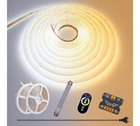 GOMING 24V 20M(2X10M) CCT Striscia LED COB Sintonizzabili Bianco 2700K-6500K Con 24V 200W Alimentatore e Controller 576LEDs/M CRI 93+ IP20 Non Impermeabile Luci Nastro LED per Casa Decorazione