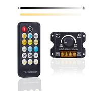 GOMING CCT Controller LED DC 5V 12V 24V 30A RF Controller PWM Controllo Wireless o Attraverso la Manopola per Regolare la luminosità e la Temperatura del Colore Adatto per Strisce luminose LED CCT