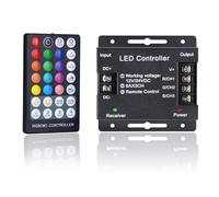 GOMING DC 12V-24V 18A Controllore RGB LED Striscia Luci Dimmer Controller RF Telecomando 28 tasti Controllo Wireless Adatto per RGB LED Striscia Luci