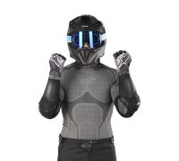 Gomitiere Leatt 3DF Hybrid Nero XXL Nero