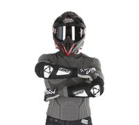 Gomitiere Leatt Contour Bianco-Nero XXL Nero