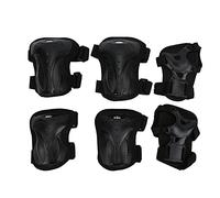 Gomitiere Protezioni, Protezioni Per Pattini, Cuscinetti Per Pattinaggio, 6 Pezzi/set Kit di Protezioni Per Skateboard Per Adulti Ginocchiere Gomitiere Protezioni Per Polsi Set Per Pattini a Rotelle C