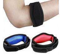 Gomitiere regolabili imbottite in spugna, durevoli, adatte per uomini e donne, ideali per sport domestici, badminton, sollevamento pesi, golf, fitness, supporto e protezione per i gomiti Nero: taglia 