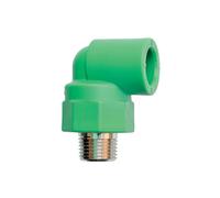 GOMITO 1/2 MASCHIO PPR POLIPROPILENE SALDARE D.20 - CONF. 10PZ