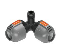 Gomito 25 mm x filettatura maschio da 1/2"