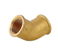 GOMITO 45° FF IN OTTONE GIALLO 3/4"