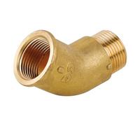 GOMITO 45° MF IN OTTONE GIALLO 1/2"