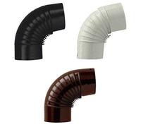 GOMITO 90° ALA CLASSIC in acciaio aggraffato con smalto porcellanato