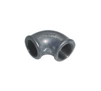 GOMITO 90° F-F 2" ghisa zincato raccorderia idraulica 3 PEZZI