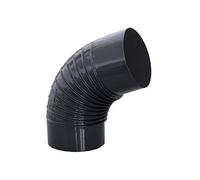 Gomito 90° in colore nero vetrificato 900°C-Ø200 mm - per condotti di stufe e camini
