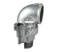 GOMITO 90° MASCHIO FEMMINA A BOCCHETTONE DIAMETRO DA 1/2" A 2" ATUSA PO98