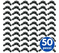 RACCORDO GOMITO 90 PORTAGOMMA RACCORDI GOMITI IRRIGAZIONE TUBO ALA GOCCIOLANTE