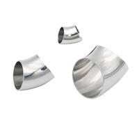 Gomito a 45° for saldatura in acciaio inossidabile SS304/316 sanitario OD19/25/32/38/45/51/63/76/102 mm Raccordo for tubo tangente corto a gomito a 45 gradi(SS316L,OD X THICK_57MM X 2MM)