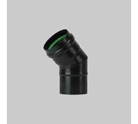 GOMITO A 45° PER STUFE A PELLET LIGHT Ø 80 mm Tubi Stufe Pellet