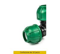 Gomito A 90° 20 X 20 - Pn 10 bradas IQ2132000N200