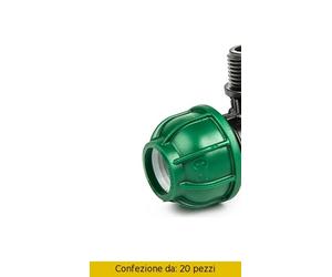 Gomito A 90° Con Derivazione Maschio 16 X 1/2" - Pn 10 bradas IQ21920M0N16B