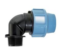 GOMITO A 90 CON DERIVAZIONE MASCHIO 50 x 1-1/2