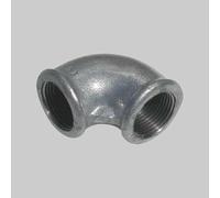 GOMITO A 90° F.F 2"1/2 Raccordi Ghisa Zincati