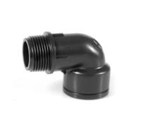 Gomito a 90° filetto M/F 3/4" x 3/4" per impianti di irrigazione