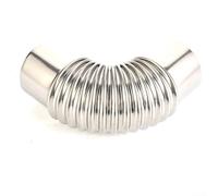 Gomito a 90 gradi in acciaio inossidabile per canna fumaria per stufa a legna, curva del camino della tenda calda, gomito della canna fumaria dello scaldabagno, tubo della stufa da campeggio