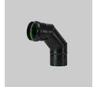 GOMITO A 90° PER STUFE A PELLET LIGHT Ø 80 mm Tubi Stufe Pellet