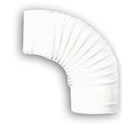 OEM – Gomito a 90° per Tubi Stufa Ø 10 cm Bianco in Lamiera Porcellanata