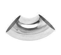 Gomito a mandrino da 90 gradi, 2 pollici OD 1,5 mm, acciaio inossidabile SS316