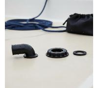 Gomito BCD con Dado e Guarnizione Filettatura Fine Raccordo Angolare BCD