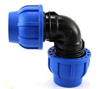 GOMITO COMPRESSIONE PP PN16 - 40 X 40 - raccordo tubi polietilene CURVA