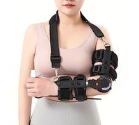 Gomito con cerniera, Comodo supporto for il gomito durante sonno notturno, stecca stabilizzatrice for lesioni al braccio, nervo ulnare, sindrome del tunnel cubitale, tennis, lato sinistro(Left)