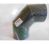 Gomito curva 45° diam. 150 cm. 1,2 mm. spessore per stufa a legna art. NNO1503