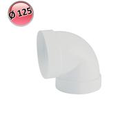 TUBO E ACCESSORI PLASTICA D. 100 / 125 CAPPA CUCINA CIRCOLARE TONDO GRIGLIE ARIA