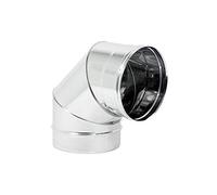 Gomito curva acciaio inox 300mm 5 decimi AISI 304 (90 gradi)
