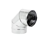 Gomito curva acciaio inox 350mm 6 decimi AISI 304