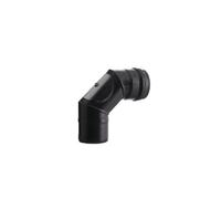 Gomito curva in acciaio con ispezione per stufe pellet 90° Ø 12 cm 120 mm antrac