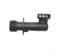 Gomito di ricambio per presa d'acqua, compatibile con idropulitrici Karcher K2 K3, per lavaggio auto, giardino, patio, pulizia esterna, tubo nero