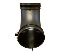 Gomito di ricambio per soffiatore compatibile per soffiatori a foglia BR 450/BR 700/SR 450, costruzione in PE nero, adatto al numero di parte 4282-700-6901 per apparecchiature elettriche esterne