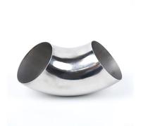 Gomito di scarico multiuso a 90 gradi, in acciaio inossidabile, curva a raggio stretto (51 mm)