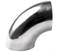Gomito di scarico multiuso a 90 gradi, in acciaio inossidabile, curva a raggio stretto (76 mm)