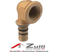 Geberit 612.257.00.5 Mepla Gomito a Pressare 90 Gradi Femmina