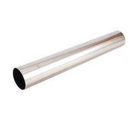 Gomito filettato del tubo della stufa dell'acciaio Tubo for stufa in acciaio inossidabile, canna fumaria, argento, diametro 6 cm, lunghezza 20-40 cm(40cm)
