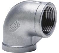 Gomito filettato inox femmina 90° 1 1/4" 6090-114