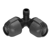 GARDENA Raccordo a L per Angoli - 25 mm x Attacco Filettato Maschio da 1/2" - 1 pz.