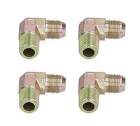 Gomito in acciaio 3/8 16 mm 4pcs durevoli Accessori per pompa dell'aria di conservazione a lungo termine per raccordi per tubi del compressore d'aria